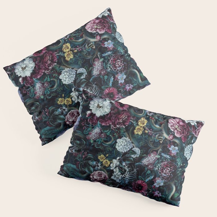 Skulls and Snake II Pillow Sham Gallery Image 1