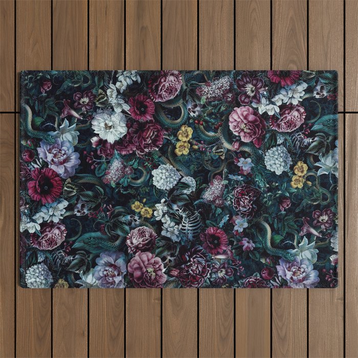 Skulls and Snake II Outdoor Rug Gallery Image 1