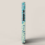 Christmas, Floral Prints, Teal, Blue and Green, Colour Prints iPhone Case Gallery Image 2
