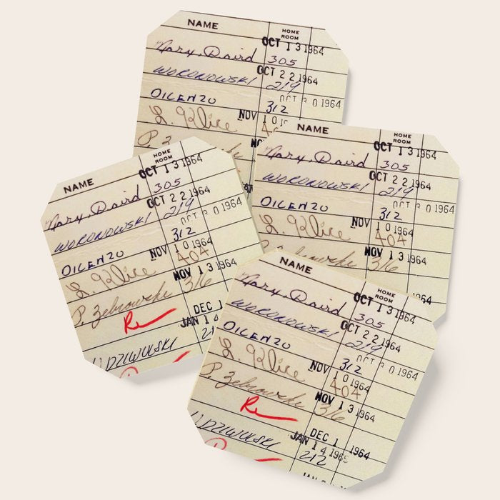 Library Card 23322 Coaster