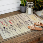 Library Card 23322 Outdoor Rug Gallery Image 2