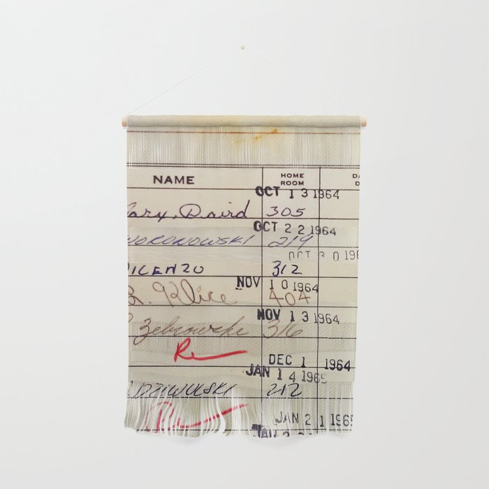 Library Card 23322 Wall Hanging Gallery Image 1