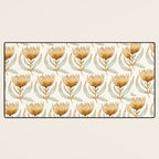 Bohemian Sunflower Pattern Desk Mat Gallery Image 3