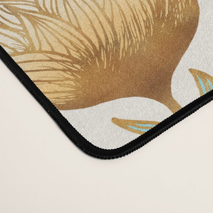 Bohemian Sunflower Pattern Desk Mat Gallery Image 4