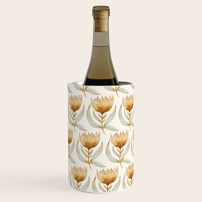 Bohemian Sunflower Pattern Wine Chiller Gallery Image 1