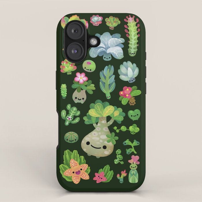 Baby succulent 4 - dark iPhone Case Gallery Image 1