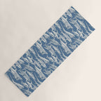just sharks cobalt denim Yoga Mat Gallery Image 1