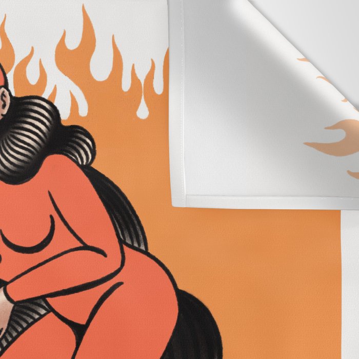 All the good girls go to hell Wall Tapestry Gallery Image 3