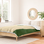 simple abstract shape-02 green Duvet Cover Gallery Image 2