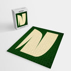 simple abstract shape-02 green Jigsaw Puzzle Gallery Image 2