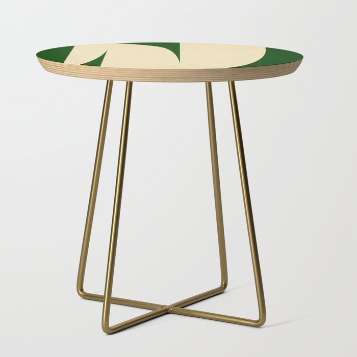 simple abstract shape-02 green Side Table Gallery Image 1
