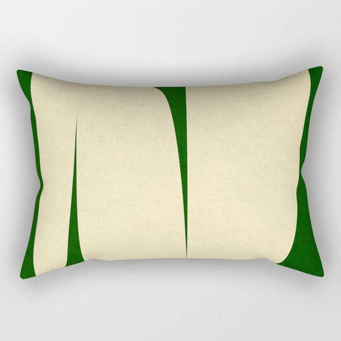simple abstract shape-02 green Rectangular Pillow Gallery Image 2