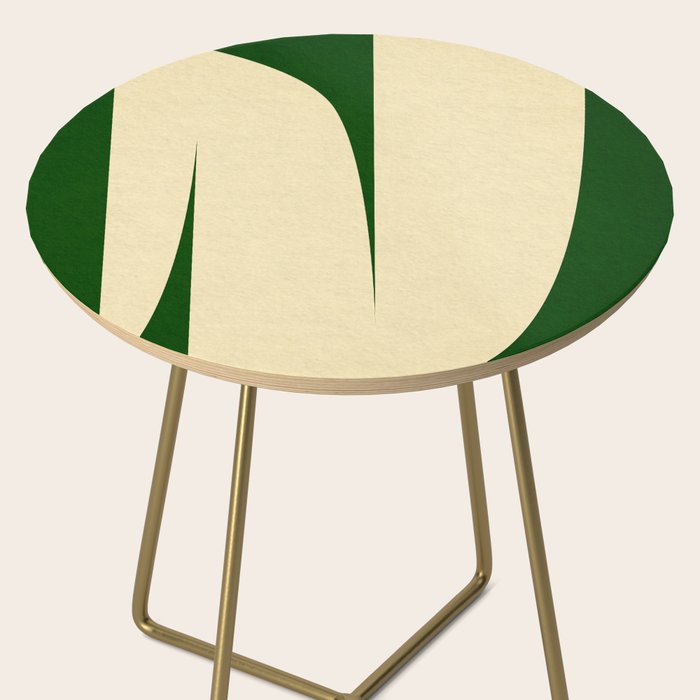 simple abstract shape-02 green Side Table Gallery Image 2