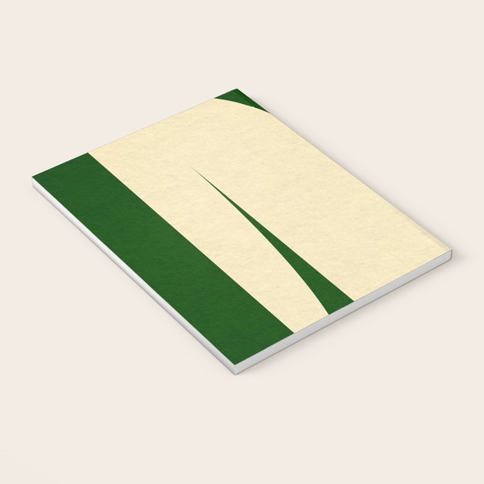 simple abstract shape-02 green Notebook Gallery Image 3