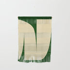simple abstract shape-02 green Wall Hanging Gallery Image 1