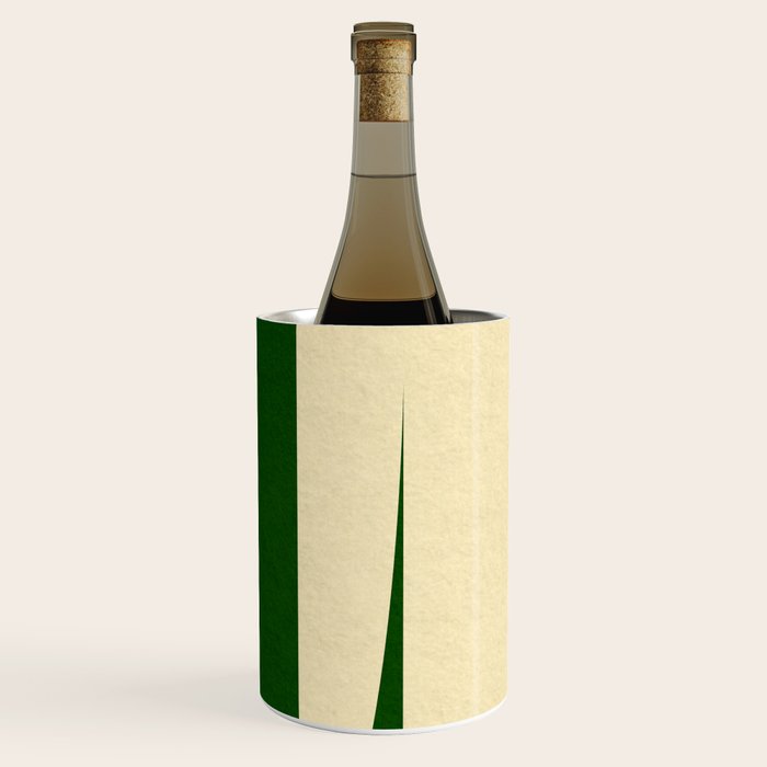 simple abstract shape-02 green Wine Chiller Gallery Image 2