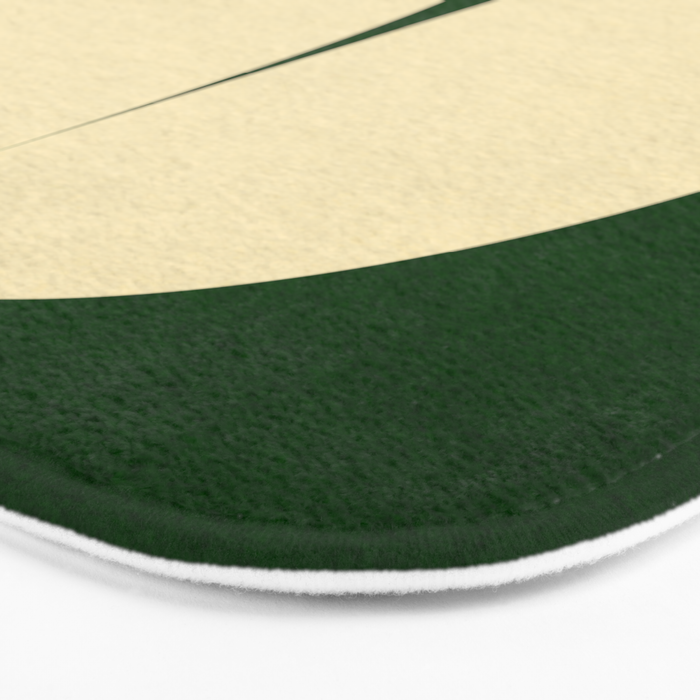simple abstract shape-02 green Bath Mat Gallery Image 3