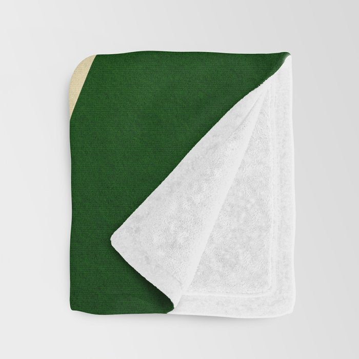 simple abstract shape-02 green Throw Blanket Gallery Image 3