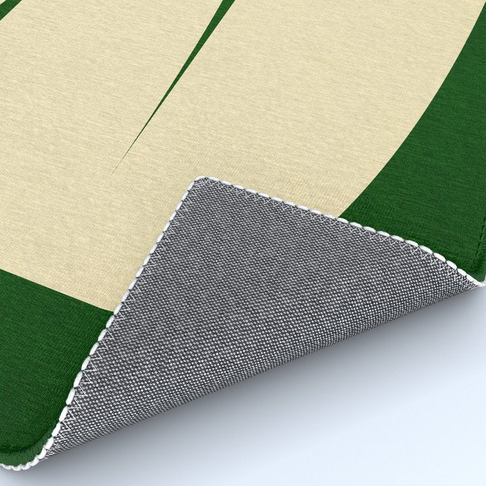 simple abstract shape-02 green Rug Gallery Image 4