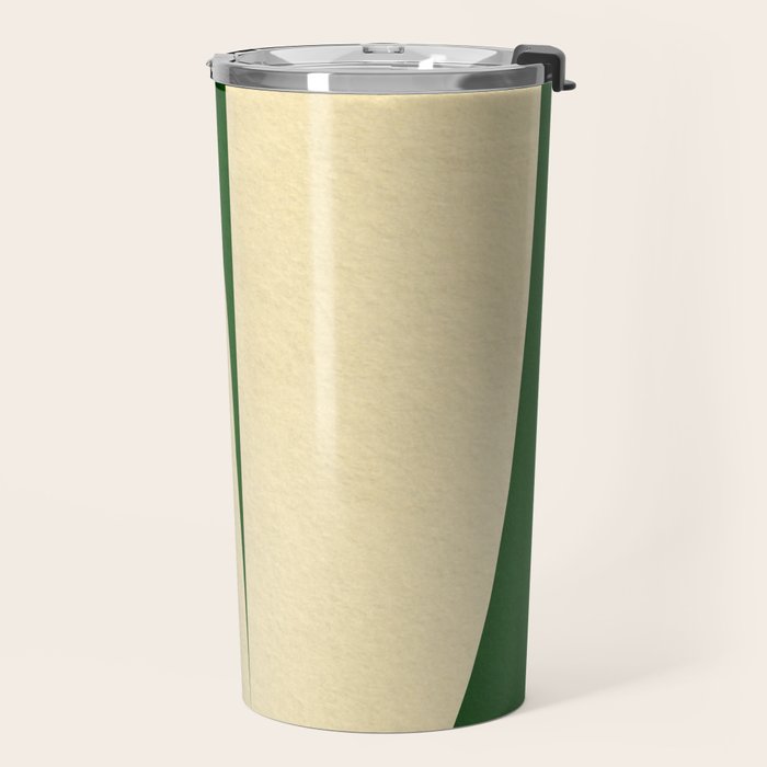 simple abstract shape-02 green Travel Mug Gallery Image 2