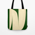 simple abstract shape-02 green Tote Bag Gallery Image 1