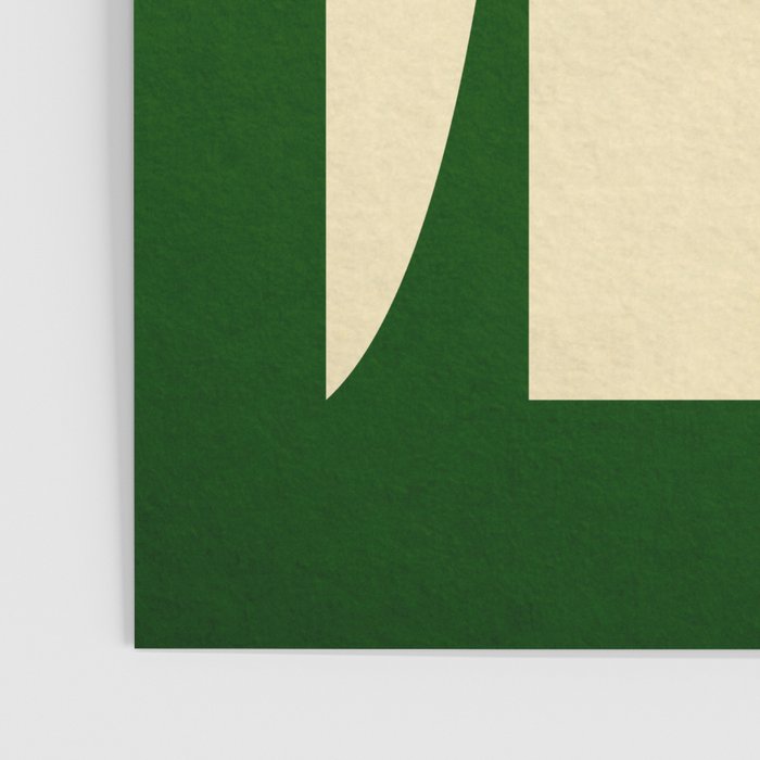 simple abstract shape-02 green Poster Gallery Image 3