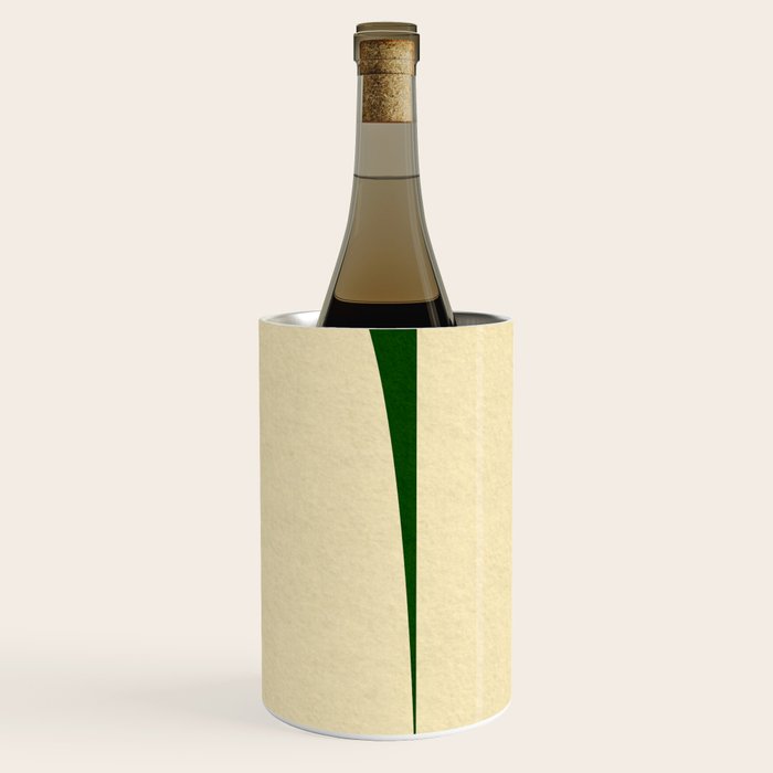 simple abstract shape-02 green Wine Chiller Gallery Image 1