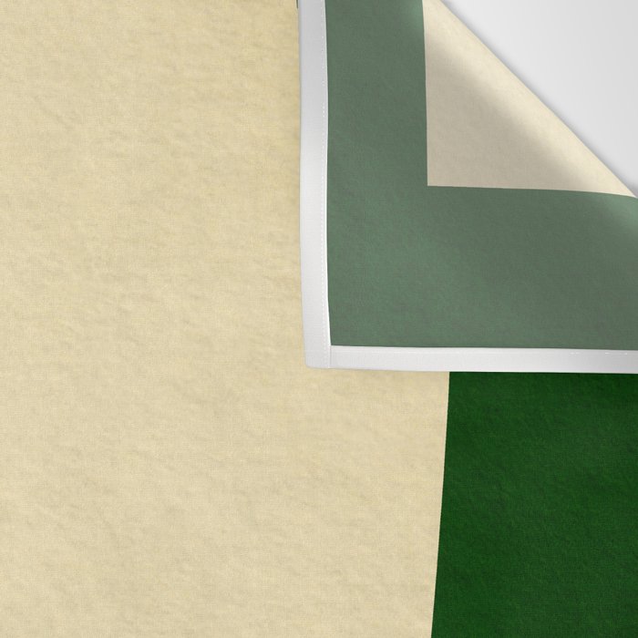 simple abstract shape-02 green Wall Tapestry Gallery Image 3