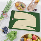 simple abstract shape-02 green Cutting Board Gallery Image 2