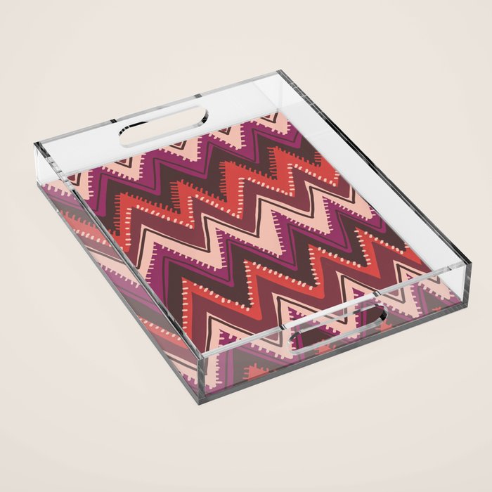 Zigzag Acrylic Tray Gallery Image 1