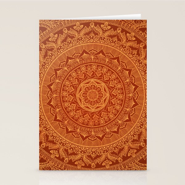 Mandala Spice Stationery Card Gallery Image 2