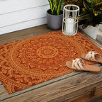 Mandala Spice Outdoor Rug Gallery Image 2