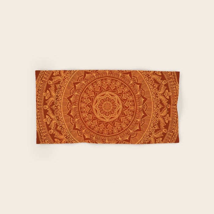 Mandala Spice Bath Towel Gallery Image 1