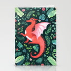 Tropical Dragon Stationery Card Gallery Image 2