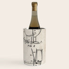 Toilet Seat Patent - Housewarming Bathroom Art - Antique Wine Chiller Gallery Image 3