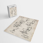 Toilet Seat Patent - Housewarming Bathroom Art - Antique Jigsaw Puzzle Gallery Image 2
