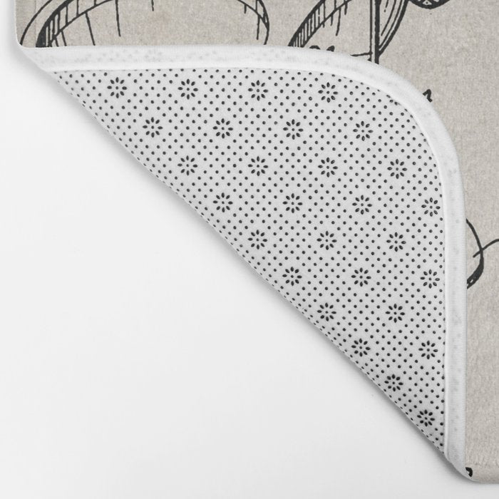 Toilet Seat Patent - Housewarming Bathroom Art - Antique Bath Mat Gallery Image 2