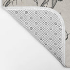 Toilet Seat Patent - Housewarming Bathroom Art - Antique Bath Mat Gallery Image 2