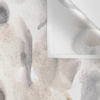 Abstract Art Grey Black Brown Abstract Watercolour 8| Watercolor Brush Strokes Wall Tapestry Gallery Image 3