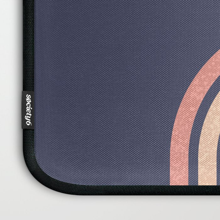 Mid century modern - indigo Laptop Sleeve Gallery Image 3