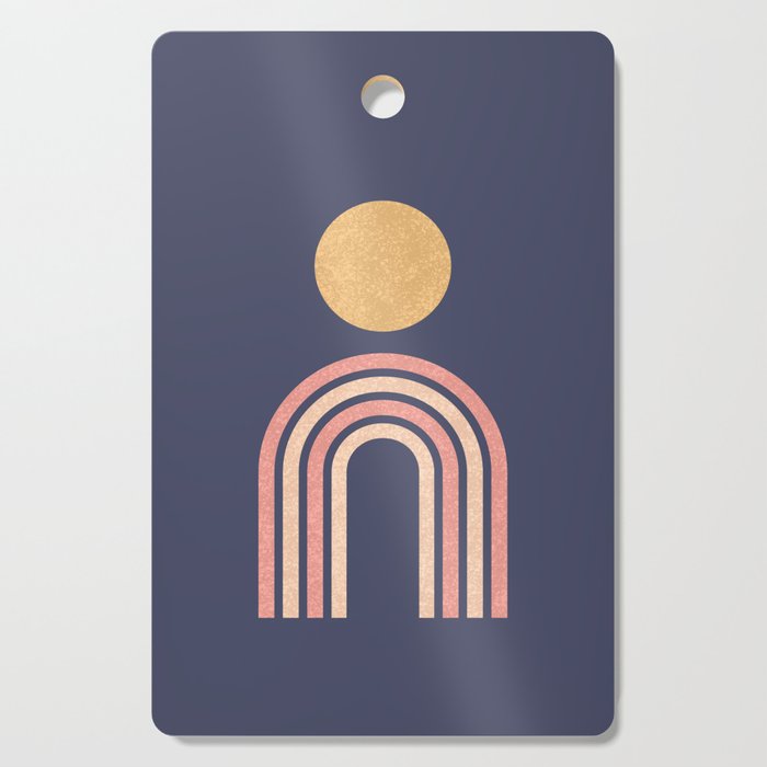 Mid century modern - indigo Cutting Board Gallery Image 1