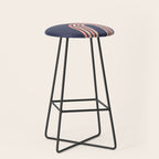 Mid century modern - indigo Stool Gallery Image 1