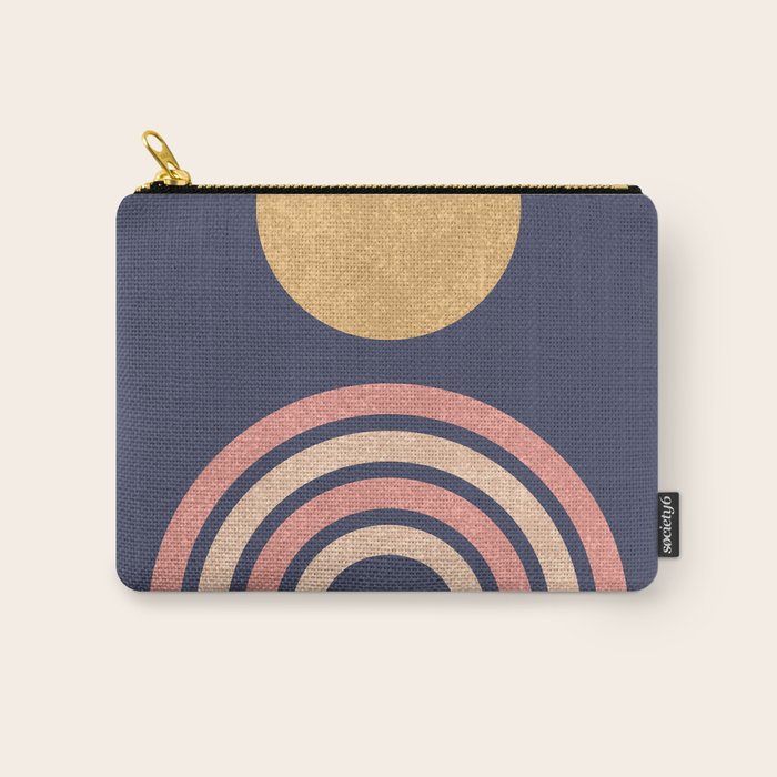 Mid century modern - indigo Carry All Pouch Gallery Image 1