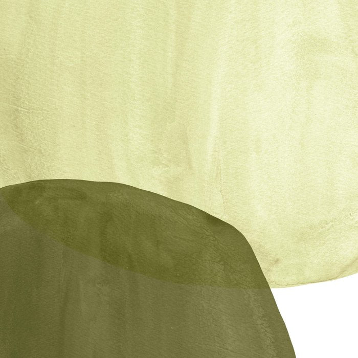 Olive green abstract shapes Coffee Mug Gallery Image 2