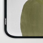 Olive green abstract shapes Laptop Sleeve Gallery Image 3