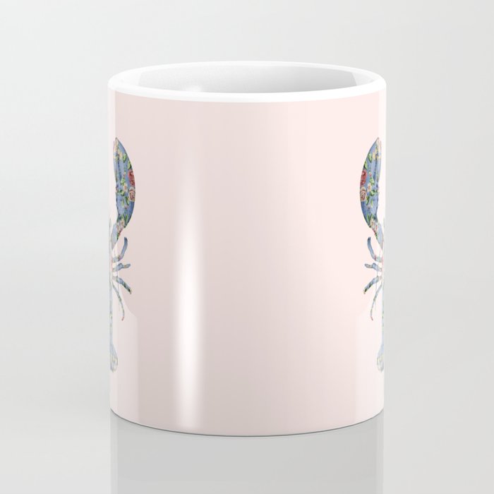 FLORAL LOBSTER Coffee Mug Gallery Image 4