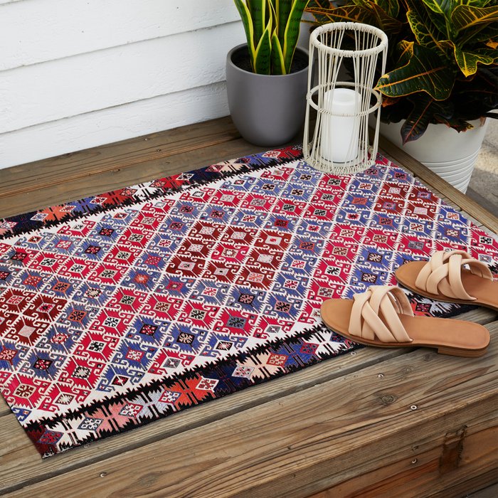 Aleppo North Syrian Kilim Outdoor Rug Gallery Image 2