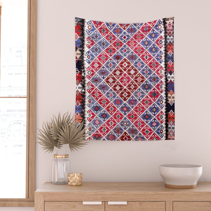 Aleppo North Syrian Kilim Wall Tapestry Gallery Image 2