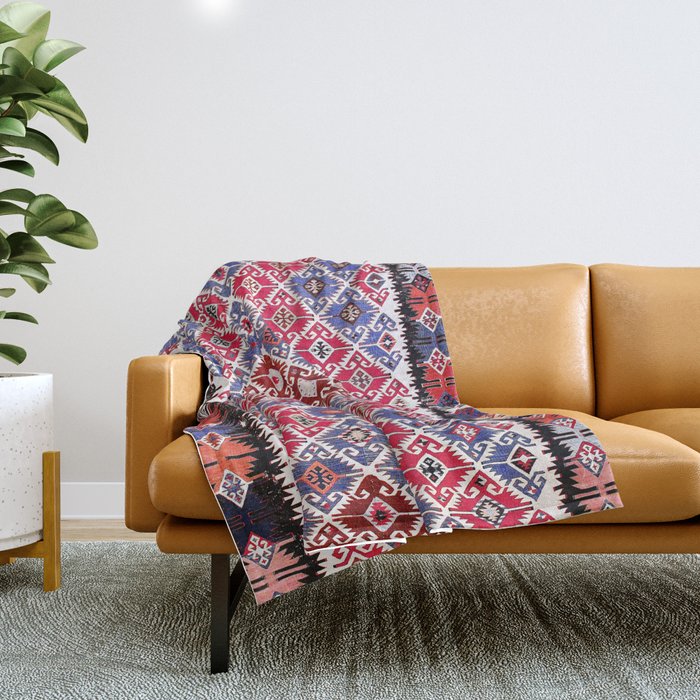 Aleppo North Syrian Kilim Throw Blanket Gallery Image 1