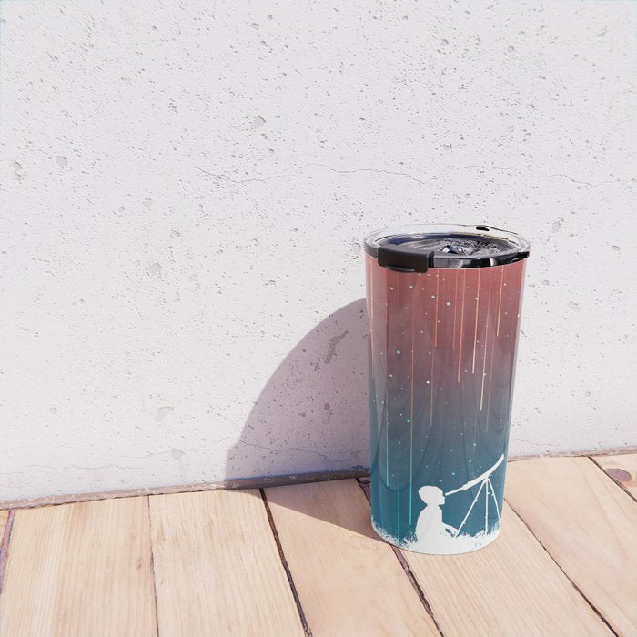 Meteor Rain (light version) Travel Mug Gallery Image 4